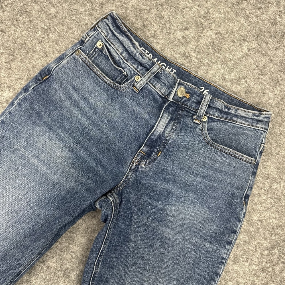 J. Crew Classic Straight Denim Jeans Size 26 Style BF694